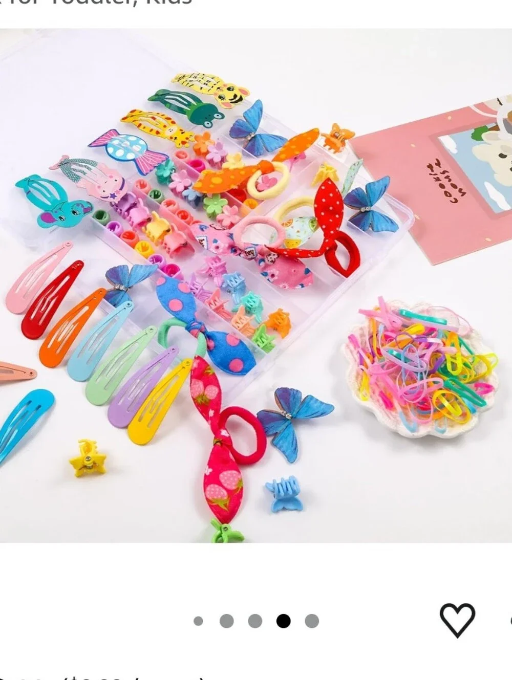 Hair Accessories for Girls, 232 Pcs Mini Hair Clips Set